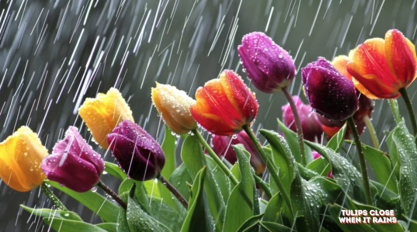 Do Tulips Close When It Rains